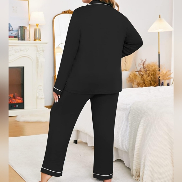 In'Voland Women's Long Sleeve & Pants Pajama Set Size 28 - Picture 4 of 7